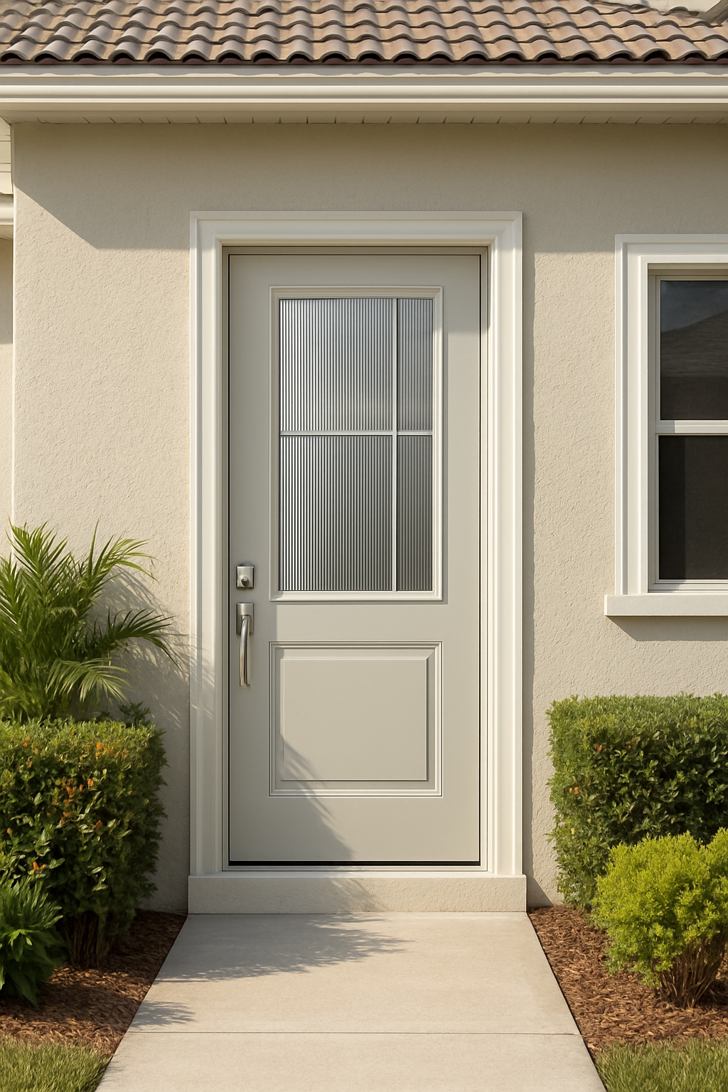 Impact Windows & Doors Tampa - Half Lite 1 Panel Flush - Axis
