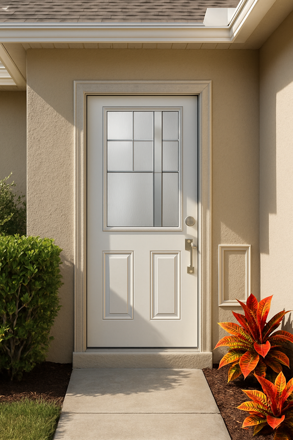 Impact Windows & Doors Tampa - Half Lite 2 Panel Flush - Axis