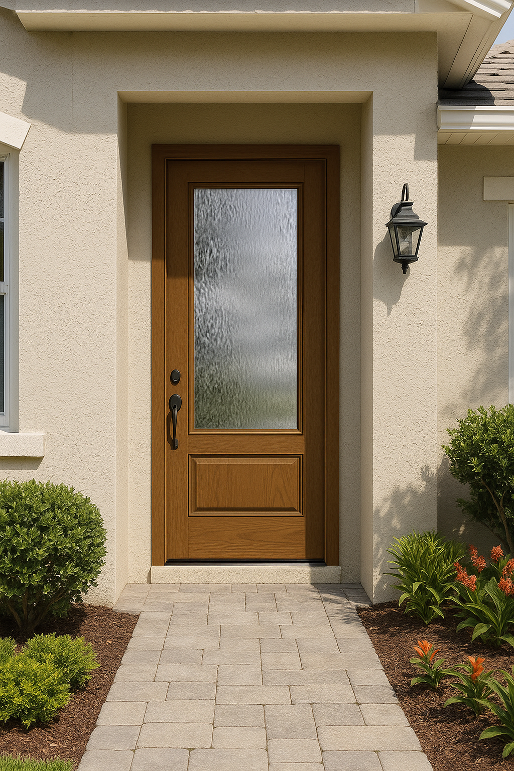 Impact Windows & Doors Tampa - 8' 3/4 Lite 1 Panel - Rainglass
