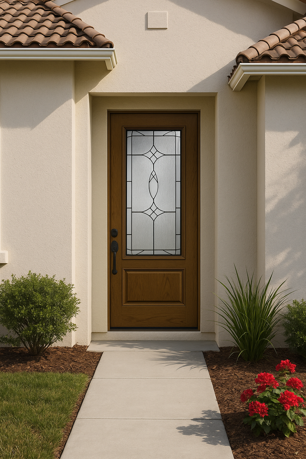 Impact Windows & Doors Tampa - 8' 3/4 Lite 1 Panel - Blackstone