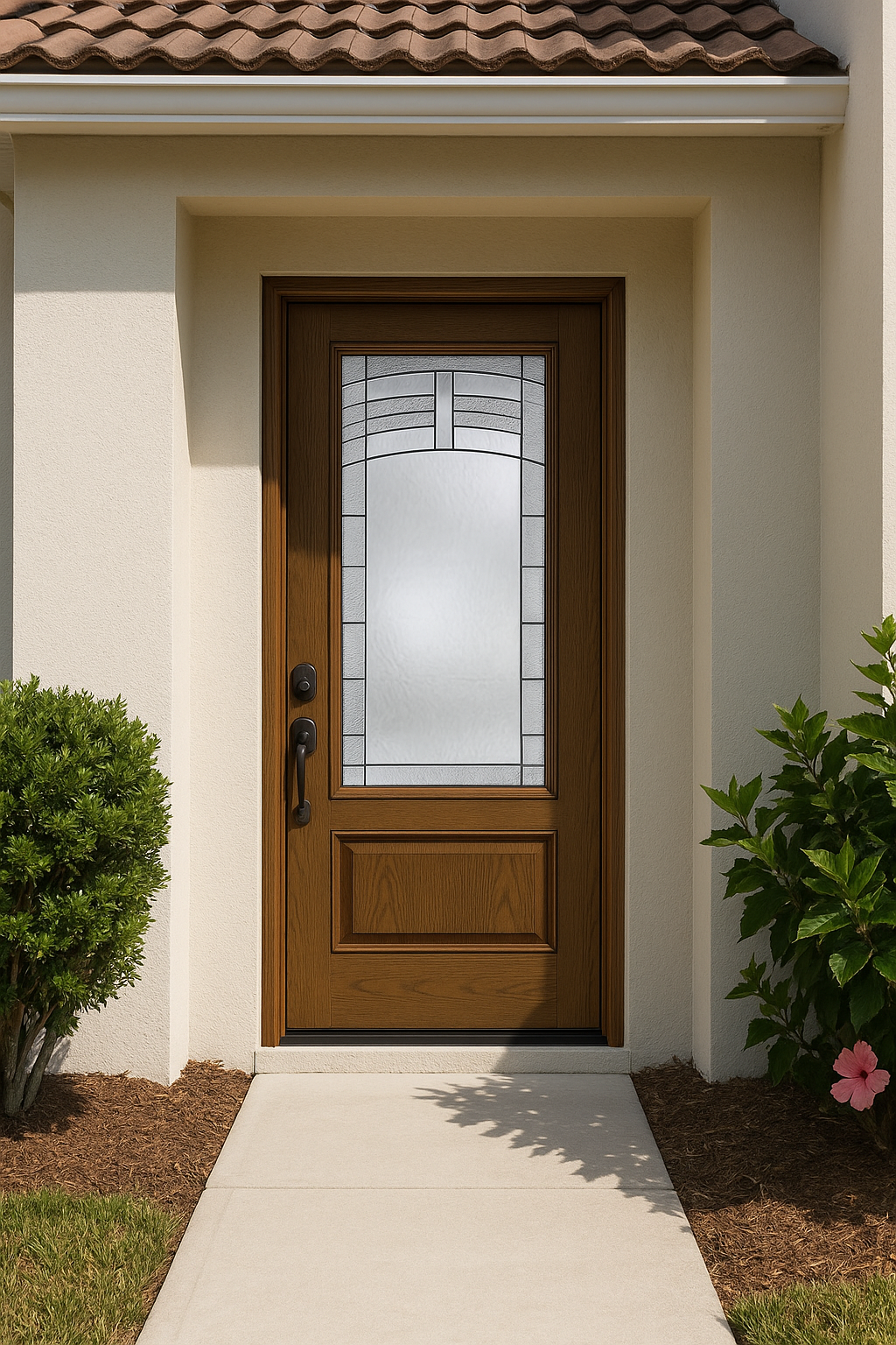 Impact Windows & Doors Tampa - 8' 3/4 Lite 1 Panel - Maple Park