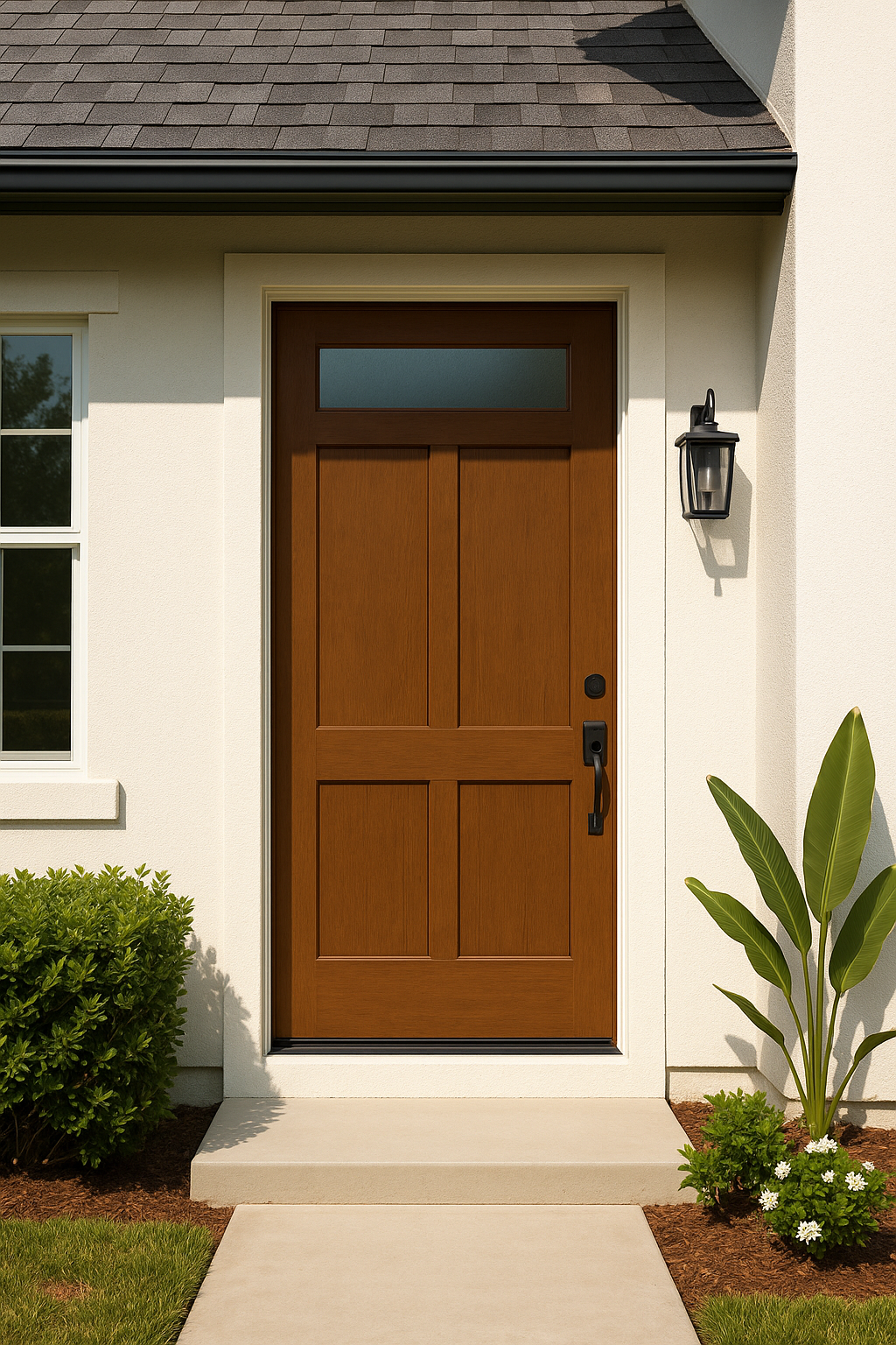 Impact Windows & Doors Tampa - 8' 4 Panel Square Top Shaker