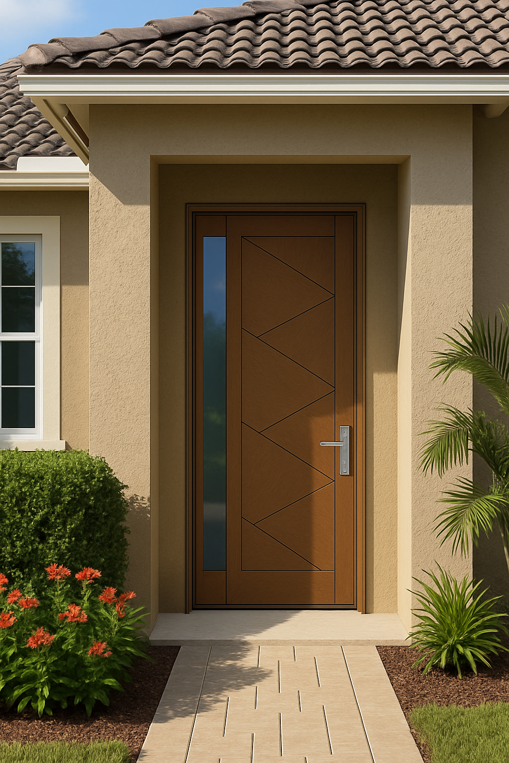 Impact Windows & Doors Tampa - 8' 907 Design - Right