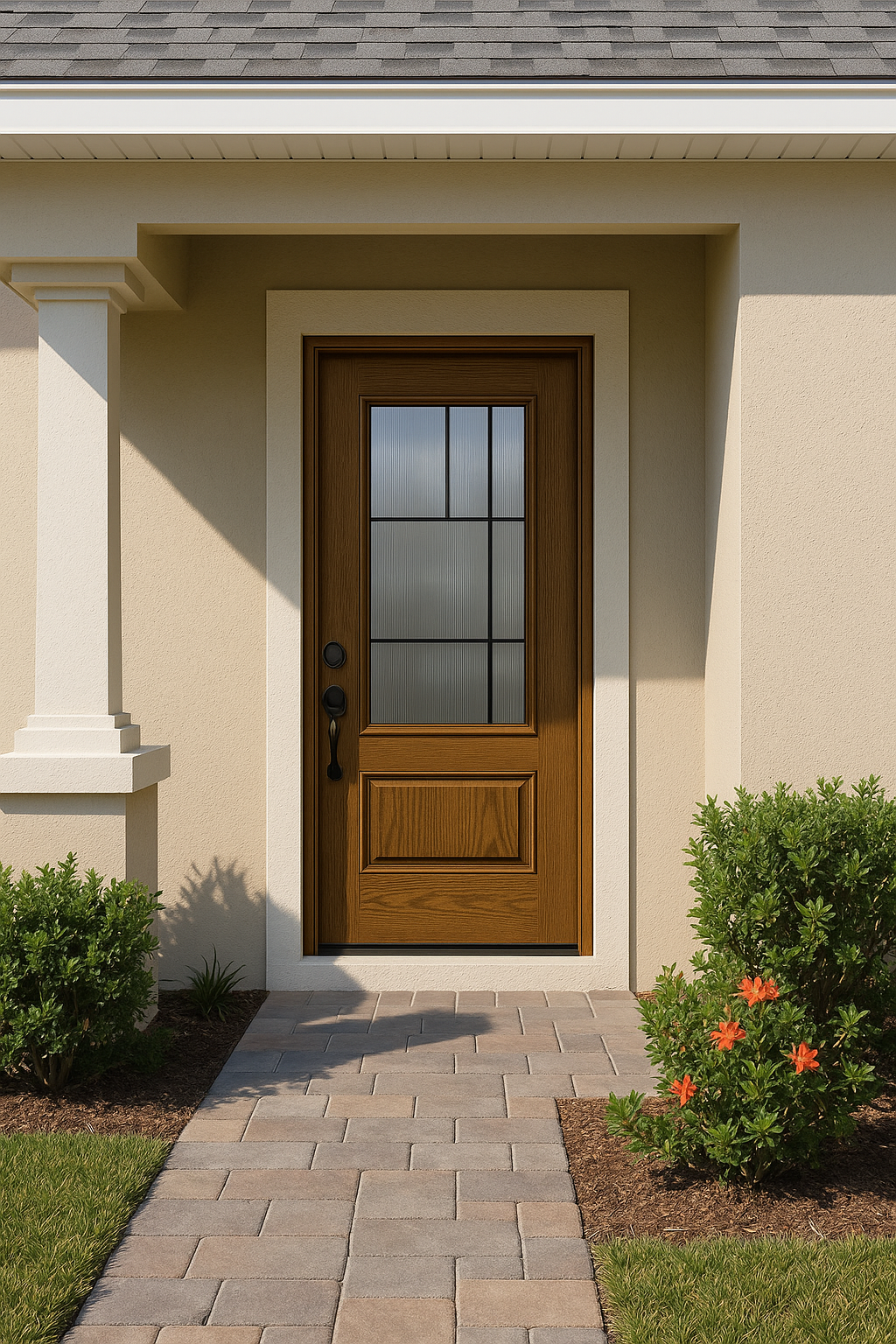 Impact Windows & Doors Tampa - 3/4 Lite 1 Panel