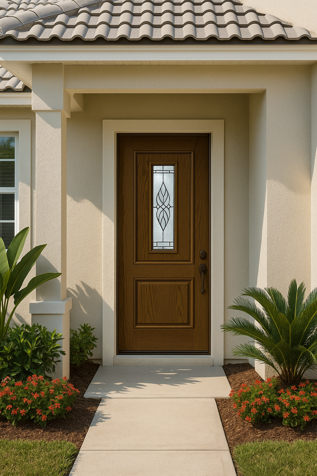 Impact Windows & Doors Tampa - Center Lite 2 Panel 3/4 Top - Kensington