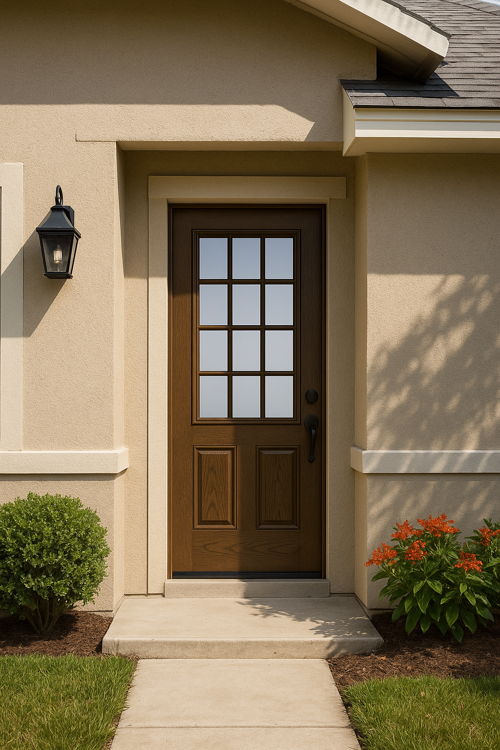 Impact Windows & Doors Tampa - 3/4 Lite 2 Panel - Colonial