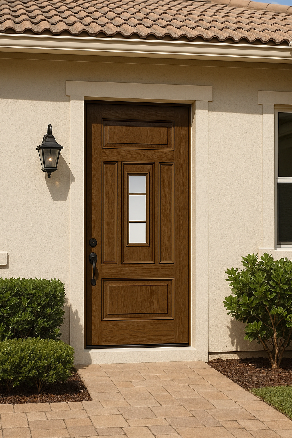 Impact Windows & Doors Tampa - 8' Center Lite 3 Panel - Colonial