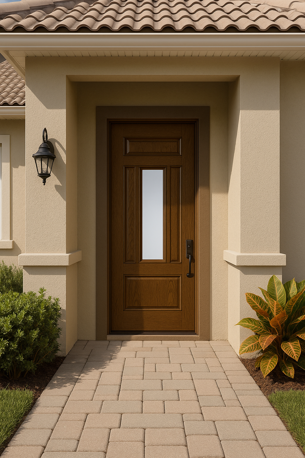 Impact Windows & Doors Tampa - 8' Center Lite 3 Panel - Clear 1 Lite No Grid