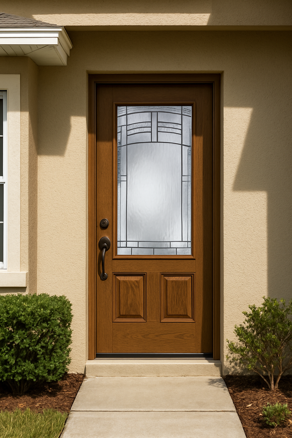 Impact Windows & Doors Tampa - 3/4 Lite 2 Panel - Maple Park