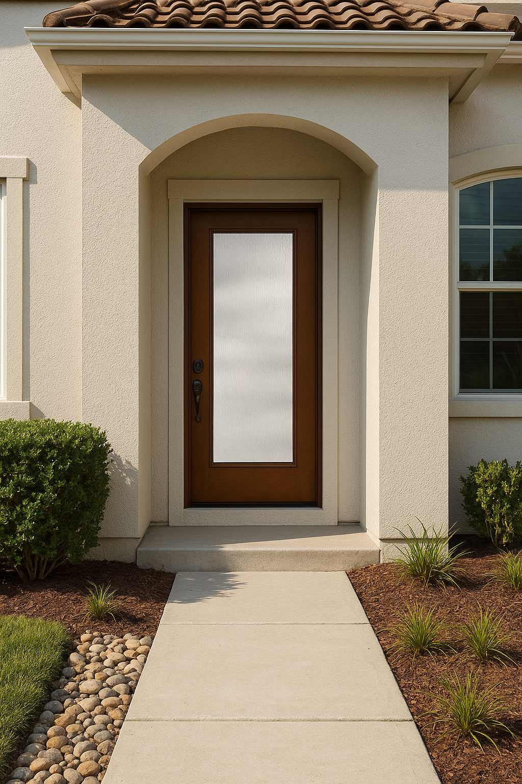 Impact Windows & Doors Tampa - Full Lite Flush - Rainglass