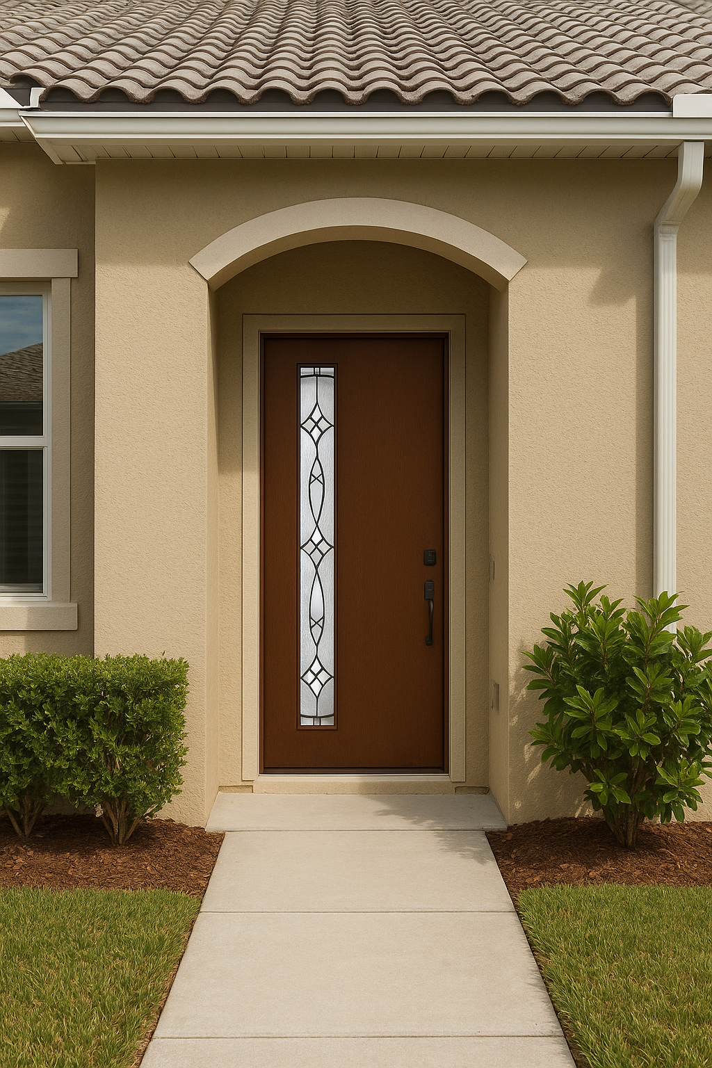 Impact Windows & Doors Tampa - Pulse Linea Offset Left - Blackstone