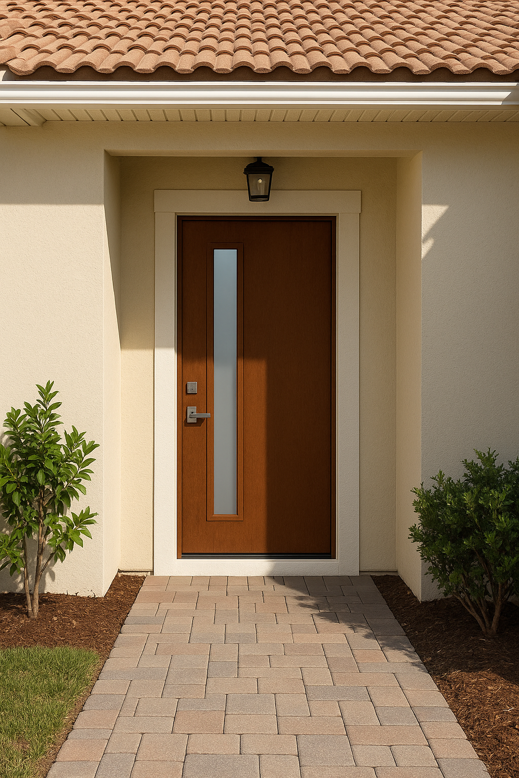 Impact Windows & Doors Tampa - Pulse Linea Offset Left - Clear 1 Lite No Grid