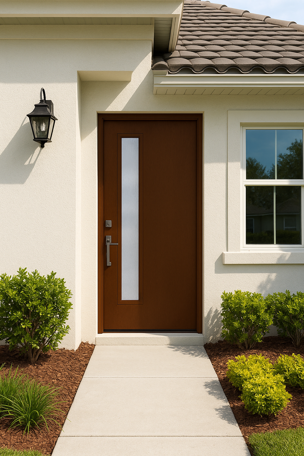 Impact Windows & Doors Tampa - Pulse Linea Offset Left - Rainglass