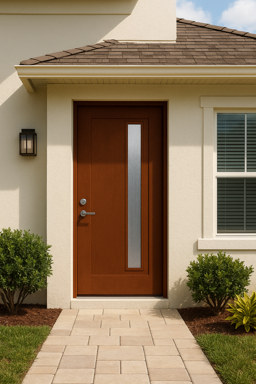 Impact Windows & Doors Tampa - Pulse Linea Offset Right - Rainglass