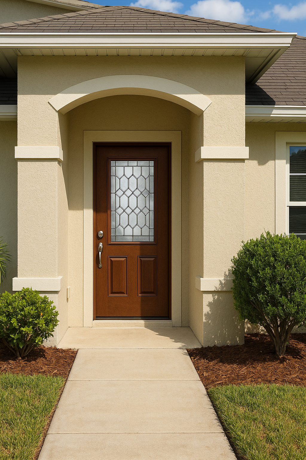 Impact Windows & Doors Tampa - 3/4 Lite 2 Panel - Crystalline