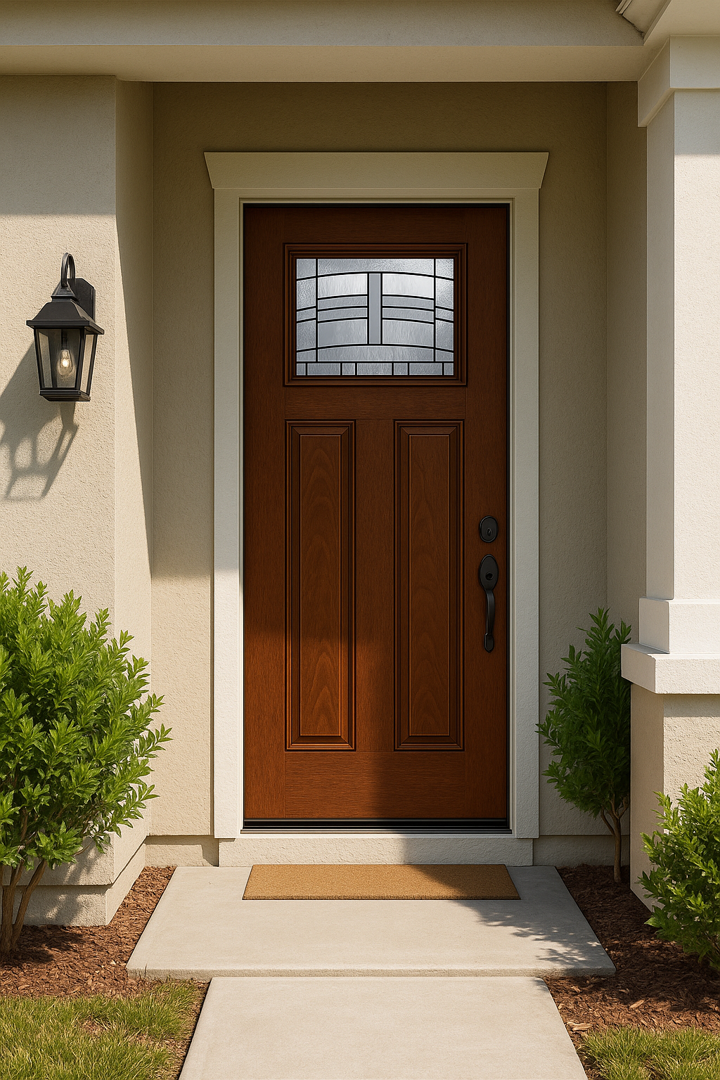 Impact Windows & Doors Tampa - Craftsman Lite 2 Panel - Maple Park