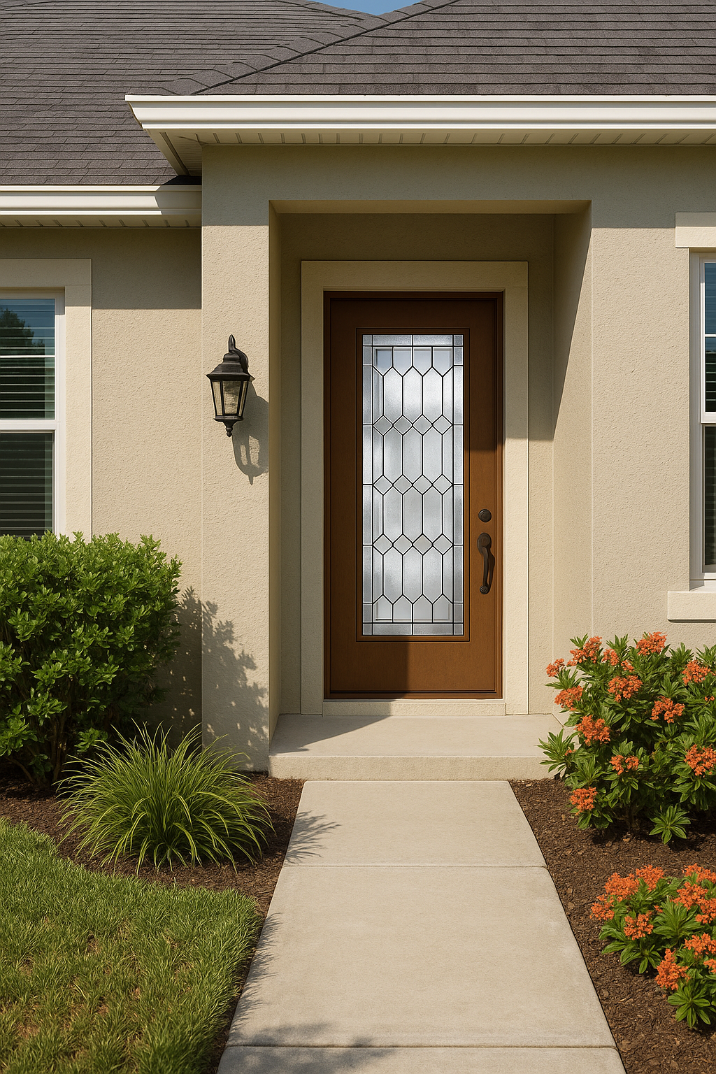 Impact Windows & Doors Tampa - Full Lite Flush - Crystalline
