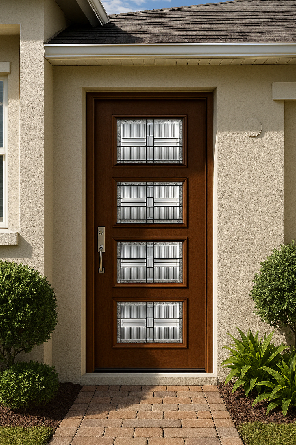 Impact Windows & Doors Tampa - Pulse 8' Ari 4-Lite - Saratoga