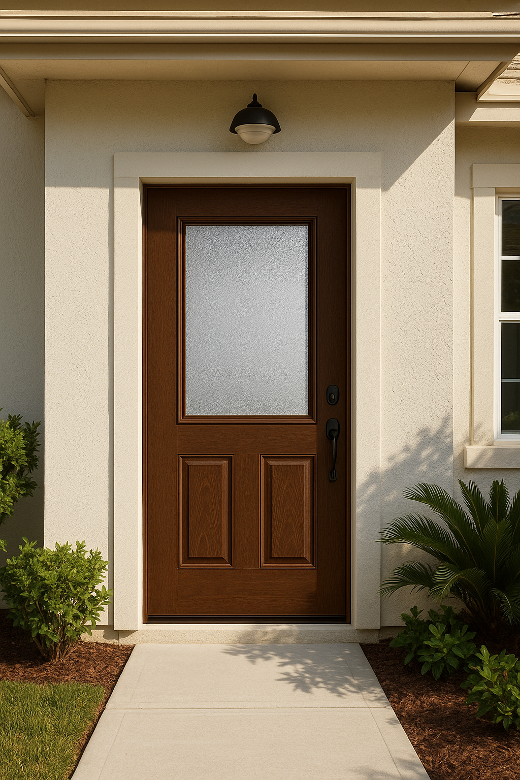 Impact Windows & Doors Tampa - 8' Half Lite 2 Panel - Granite