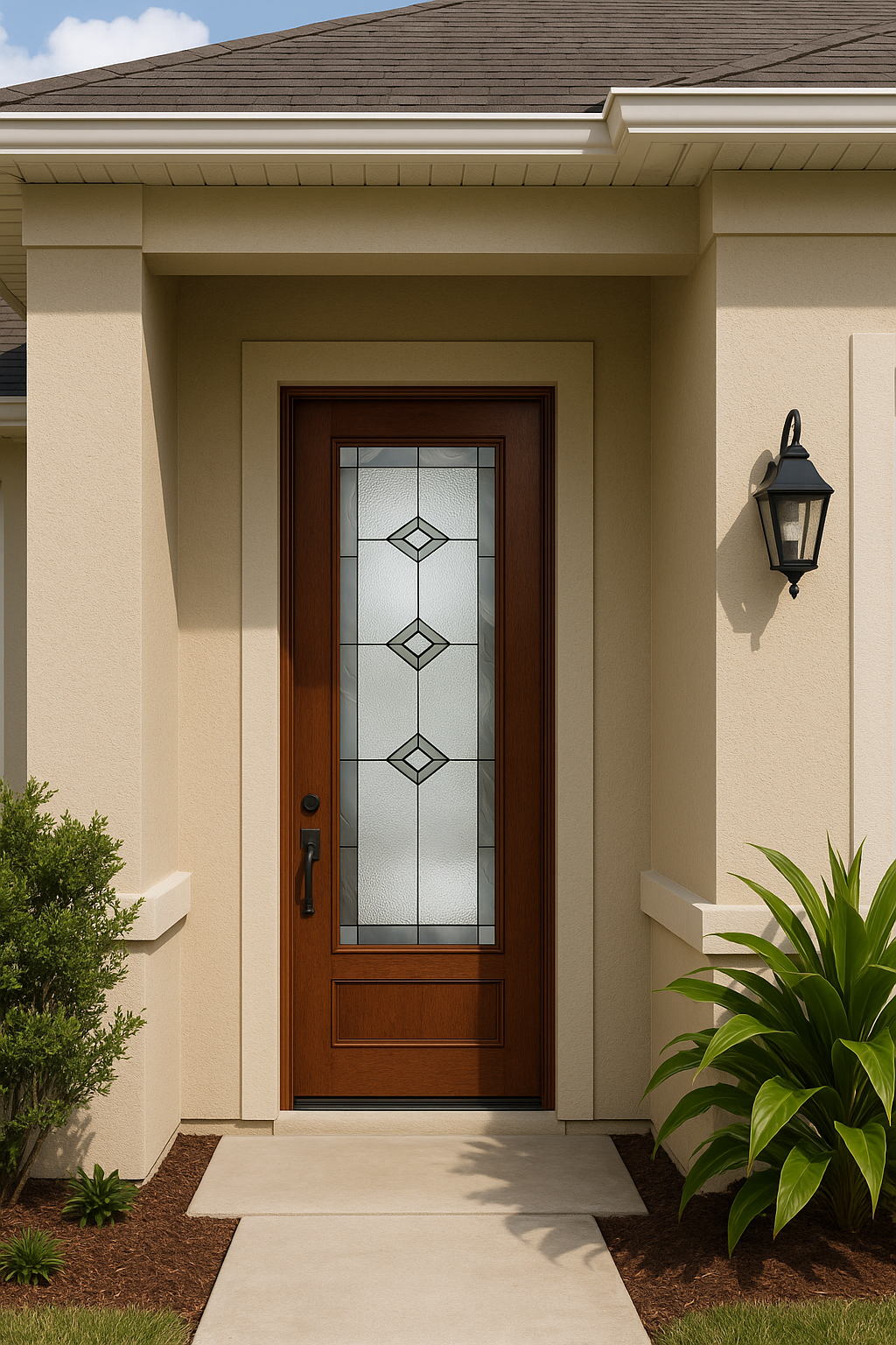 Impact Windows & Doors Tampa - 8' Full Lite W/ Stile Lines - Pembridge