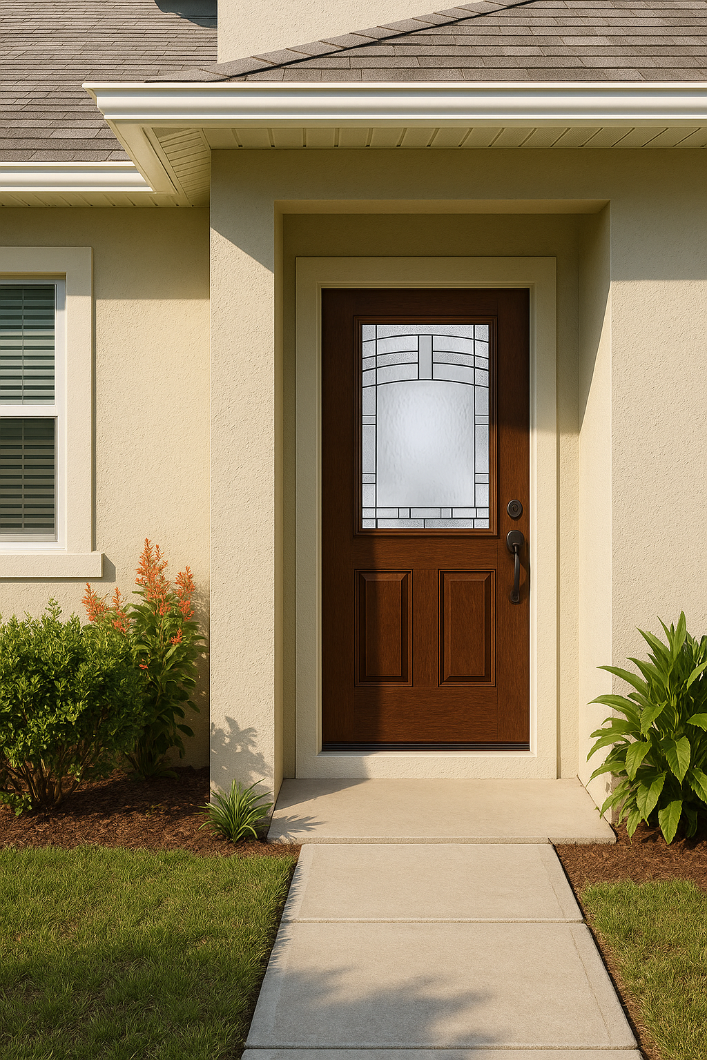 Impact Windows & Doors Tampa - Half Lite 2 Panel - Maple Park