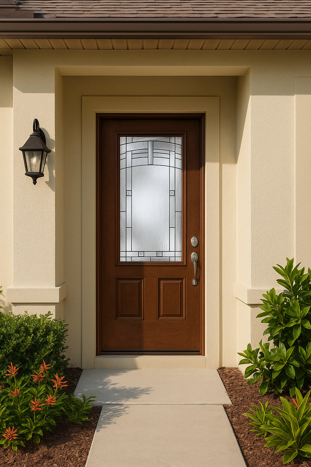 Impact Windows & Doors Tampa - 3/4 Lite 2 Panel - Maple Park
