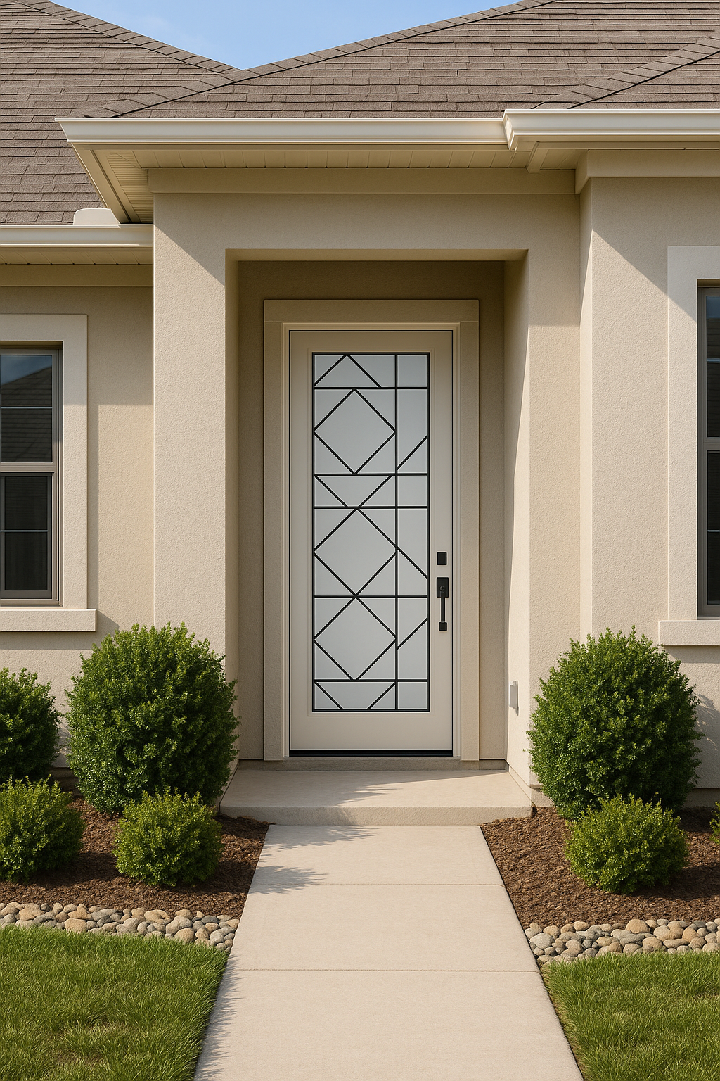 Impact Windows & Doors Tampa - Full Lite w/ Stile Lines - Echelon