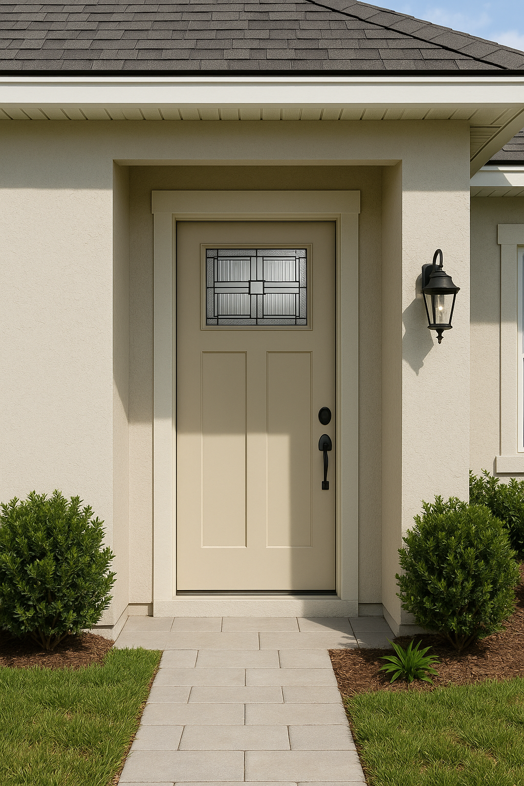 Impact Windows & Doors Tampa - Craftsman Lite 2 Panel Shaker - Saratoga