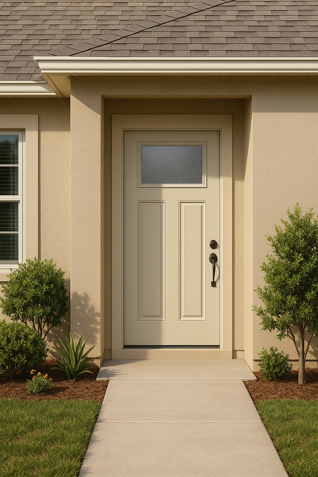 Impact Windows & Doors Tampa - Craftsman Lite 2 Panel - Chinchilla