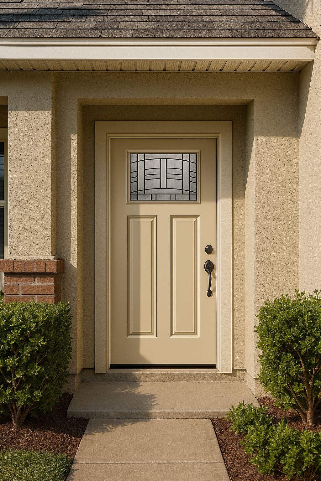 Impact Windows & Doors Tampa - Craftsman Lite 2 Panel - Maple Park