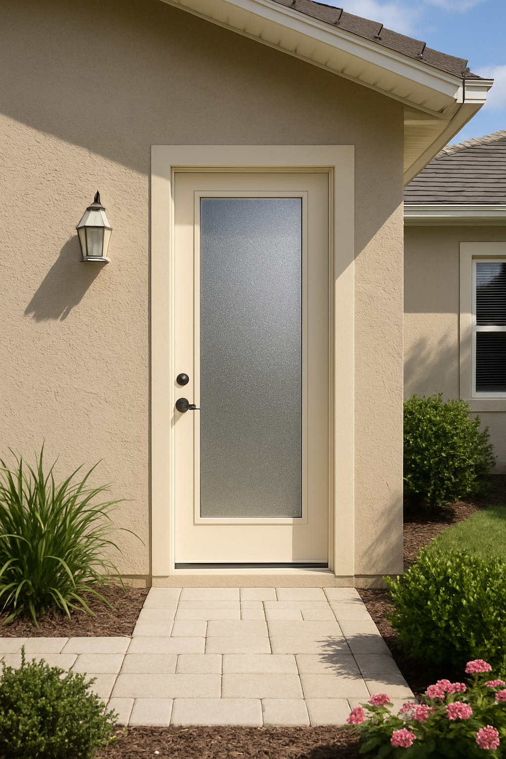 Impact Windows & Doors Tampa - 8' Full Lite Flush - Granite