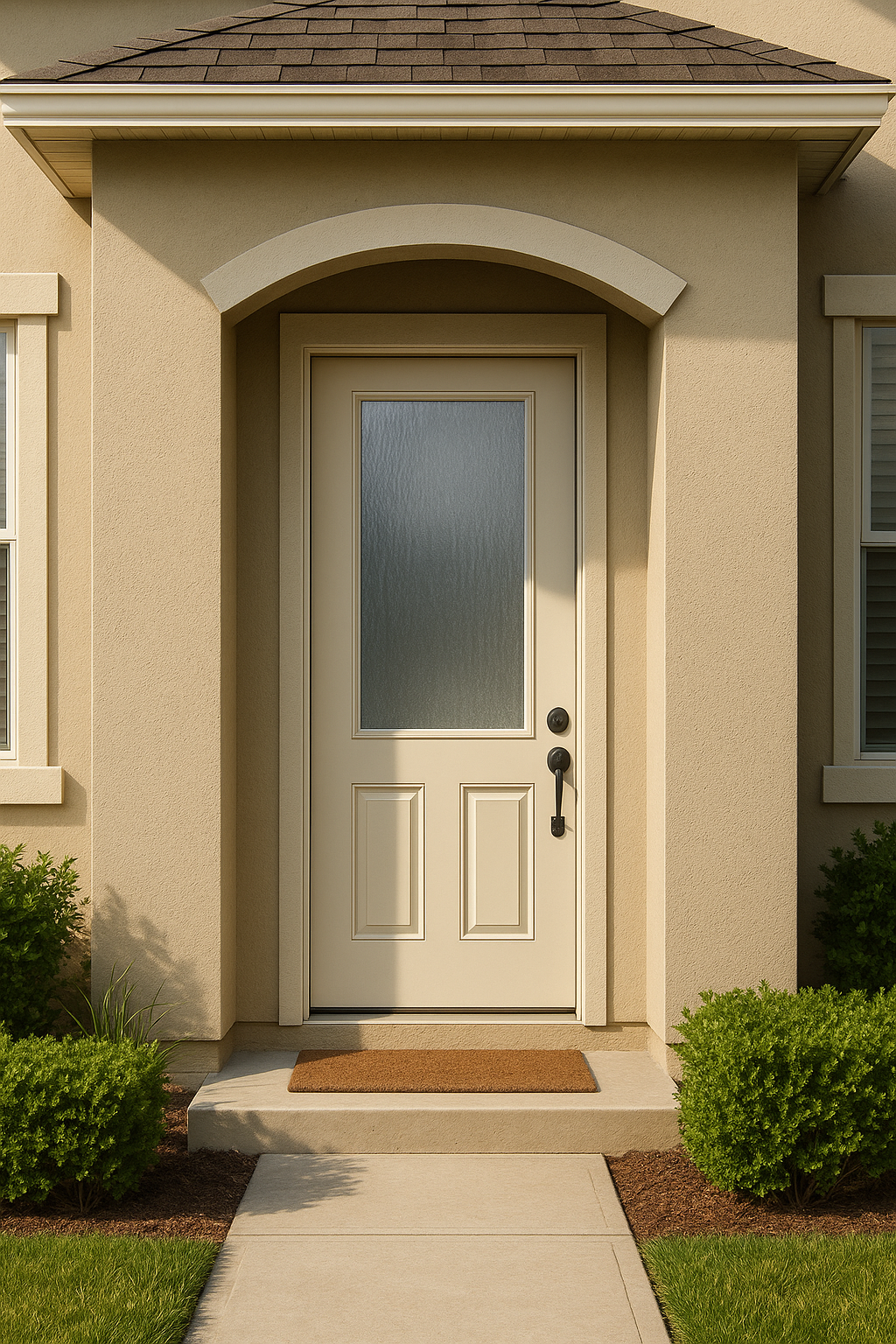 Impact Windows & Doors Tampa - 8' Half Lite 2 Panel - Chinchilla