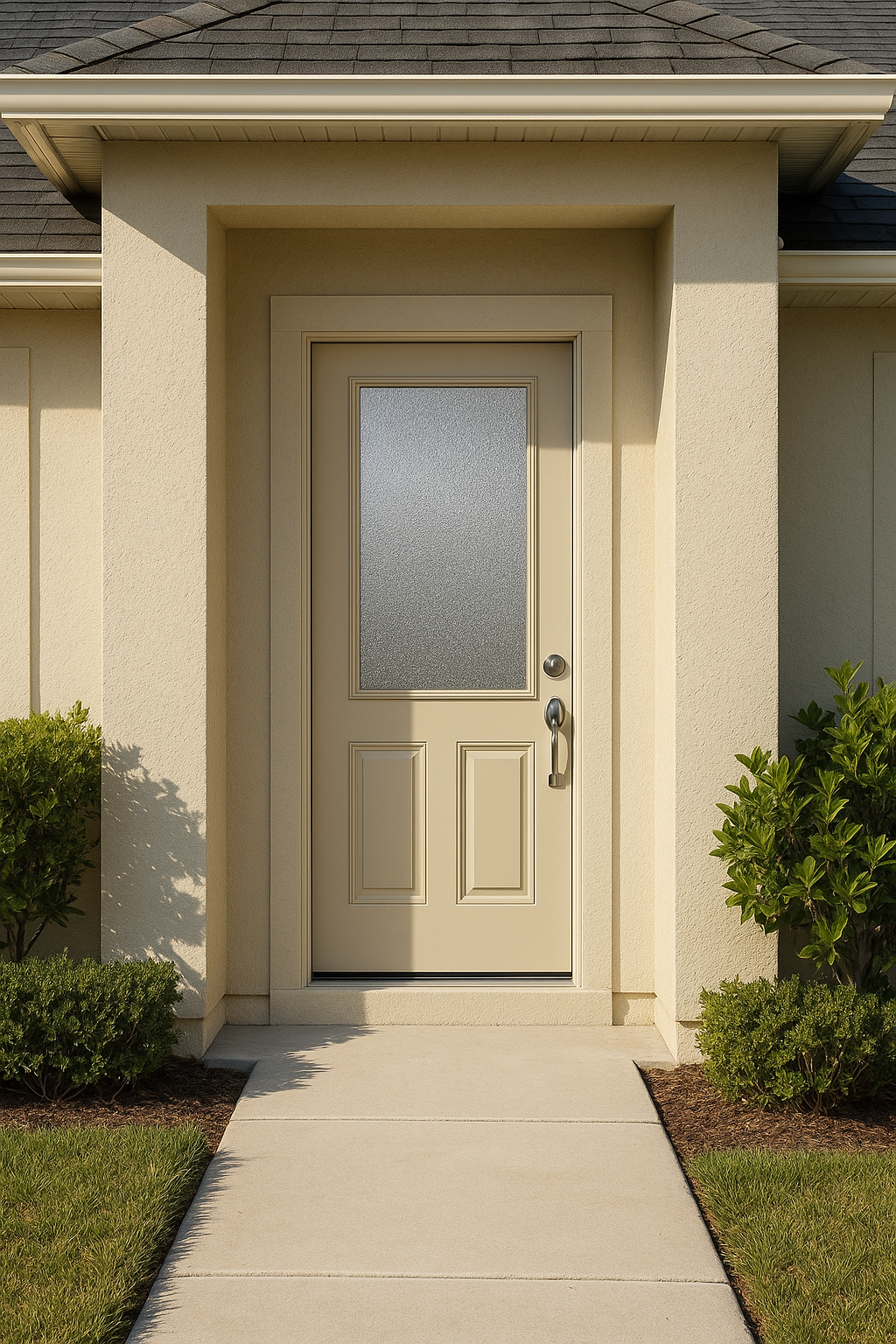 Impact Windows & Doors Tampa - 8' Half Lite 2 Panel - Granite