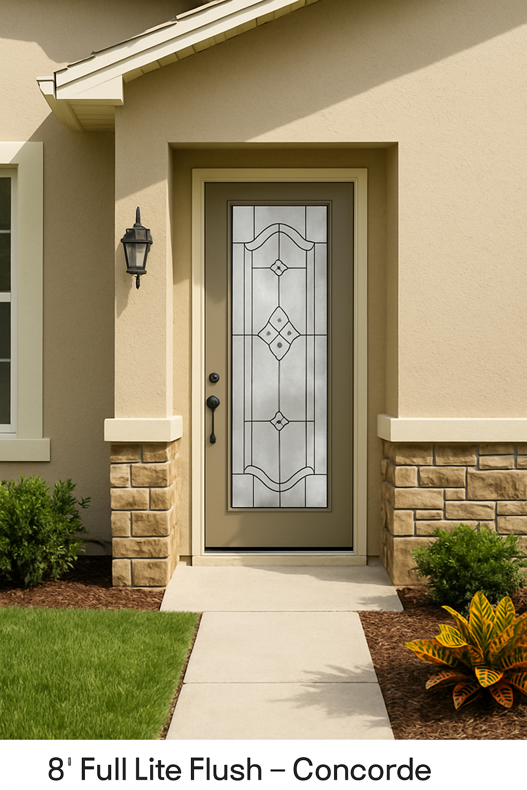 Impact Windows & Doors Tampa - 8' Full Lite Flush - Concorde