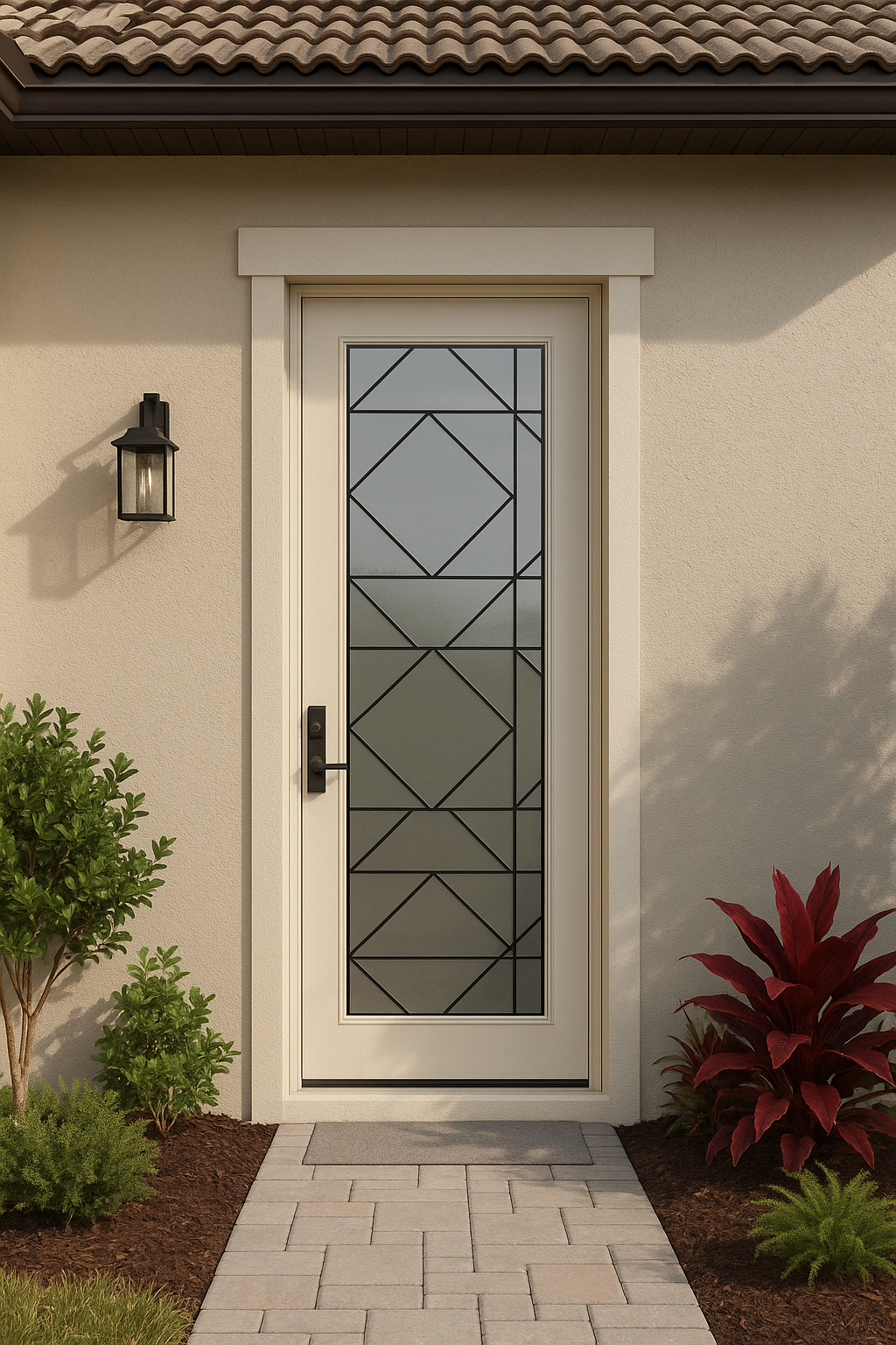 Impact Windows & Doors Tampa - 8' Full Lite W/ Stile Lines - Echelon