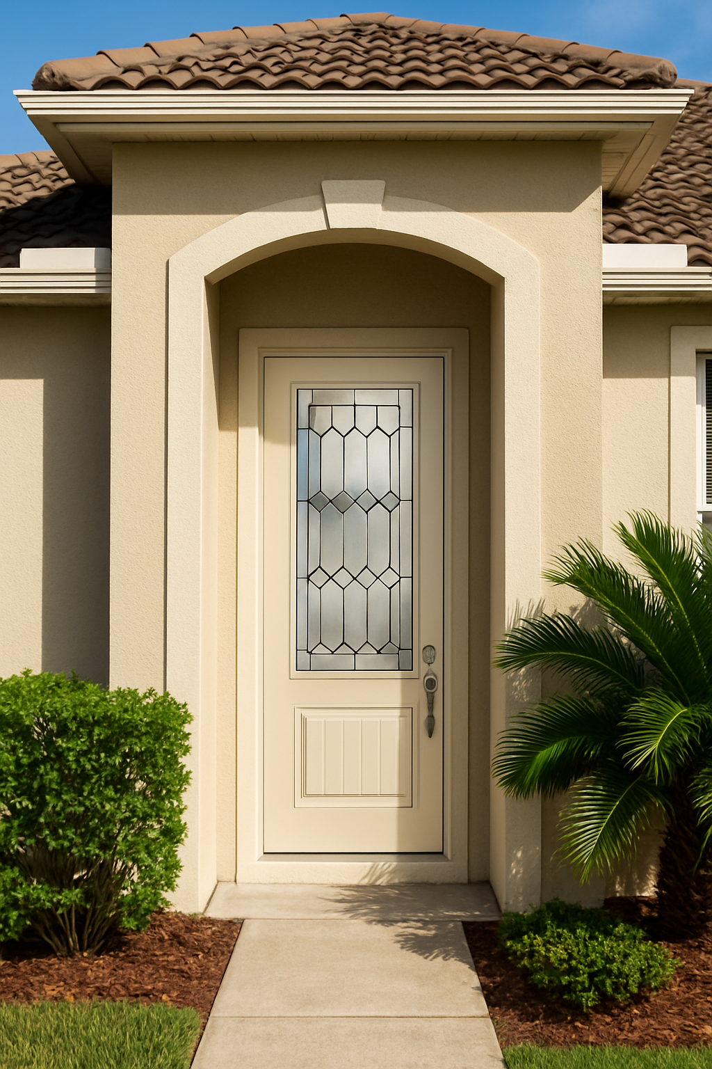 Impact Windows & Doors Tampa - Full Lite w/ Stile Lines - Crystalline