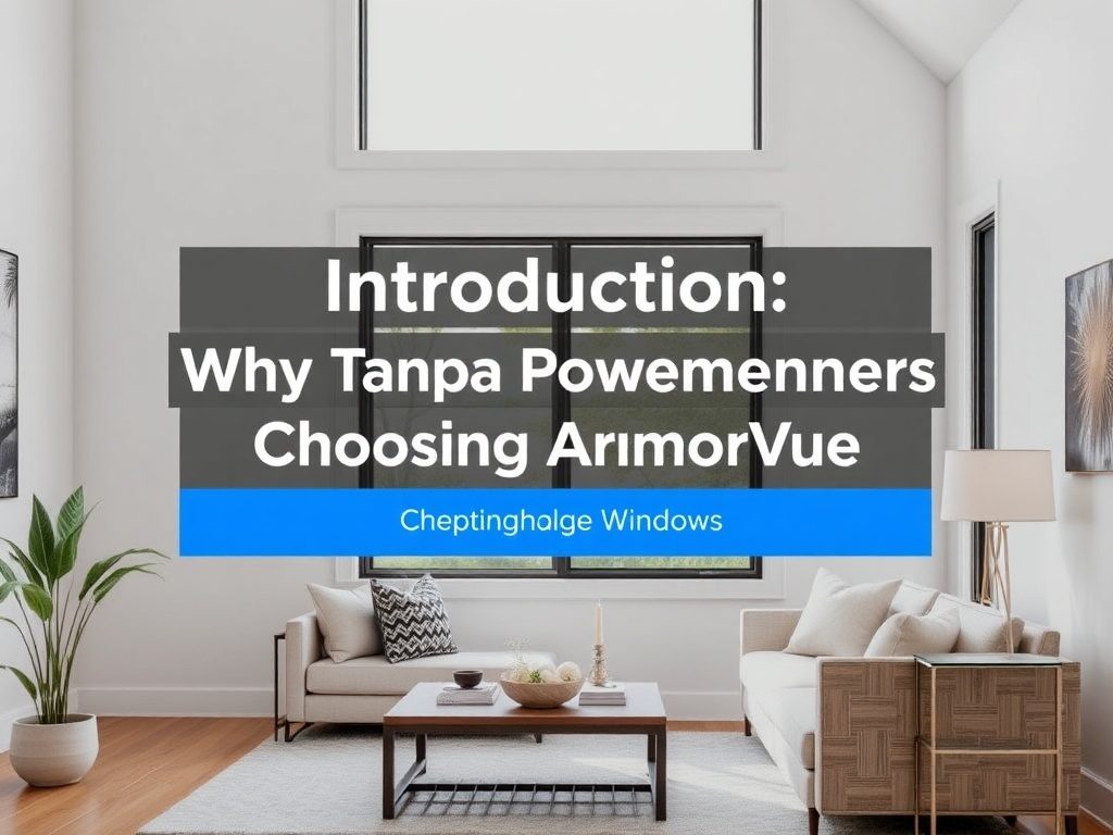 Introduction: Why Tampa Homeowners Are Choosing ArmorVue Windows