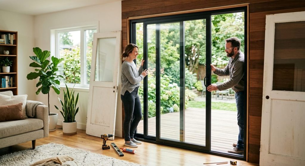 Glass and Door Secret #1: Upgrade to Energy-Efficient Glass and Doors illustration for glass and door