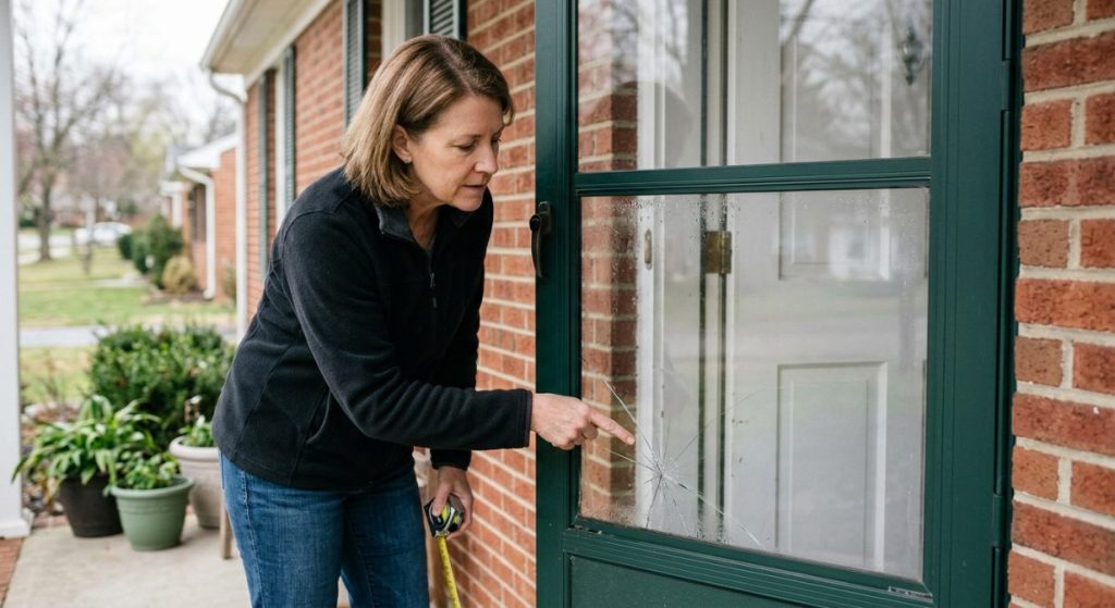 Understanding When You Need a Storm Door Window Replacement illustration for storm door window replacement