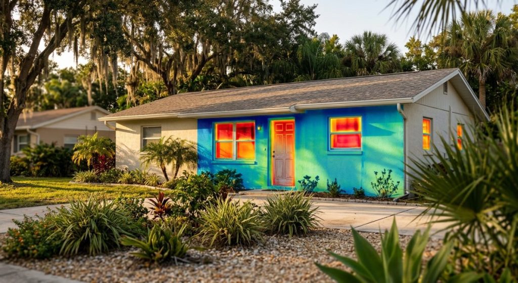 Hook: Are Tampa Bay Homes Bleeding Money Through Inefficient Windows and Doors? illustration for westcoast windows and doors